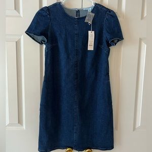 Draper James‎ Denim Jean Short Sleeve Dress Size 6 NWT